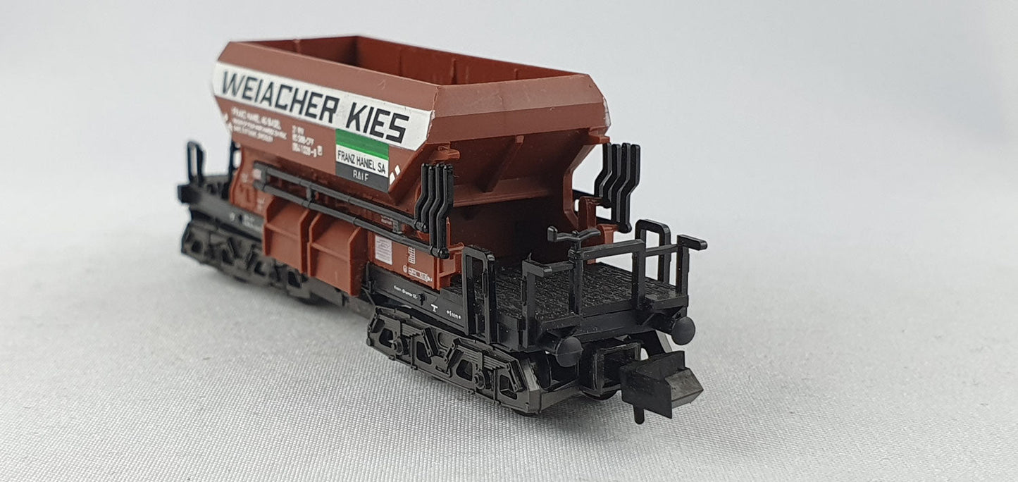 Minitrix 51 3294 00 SBB Selbstentladewgen "Weichacher Kies" OVP (DG519)