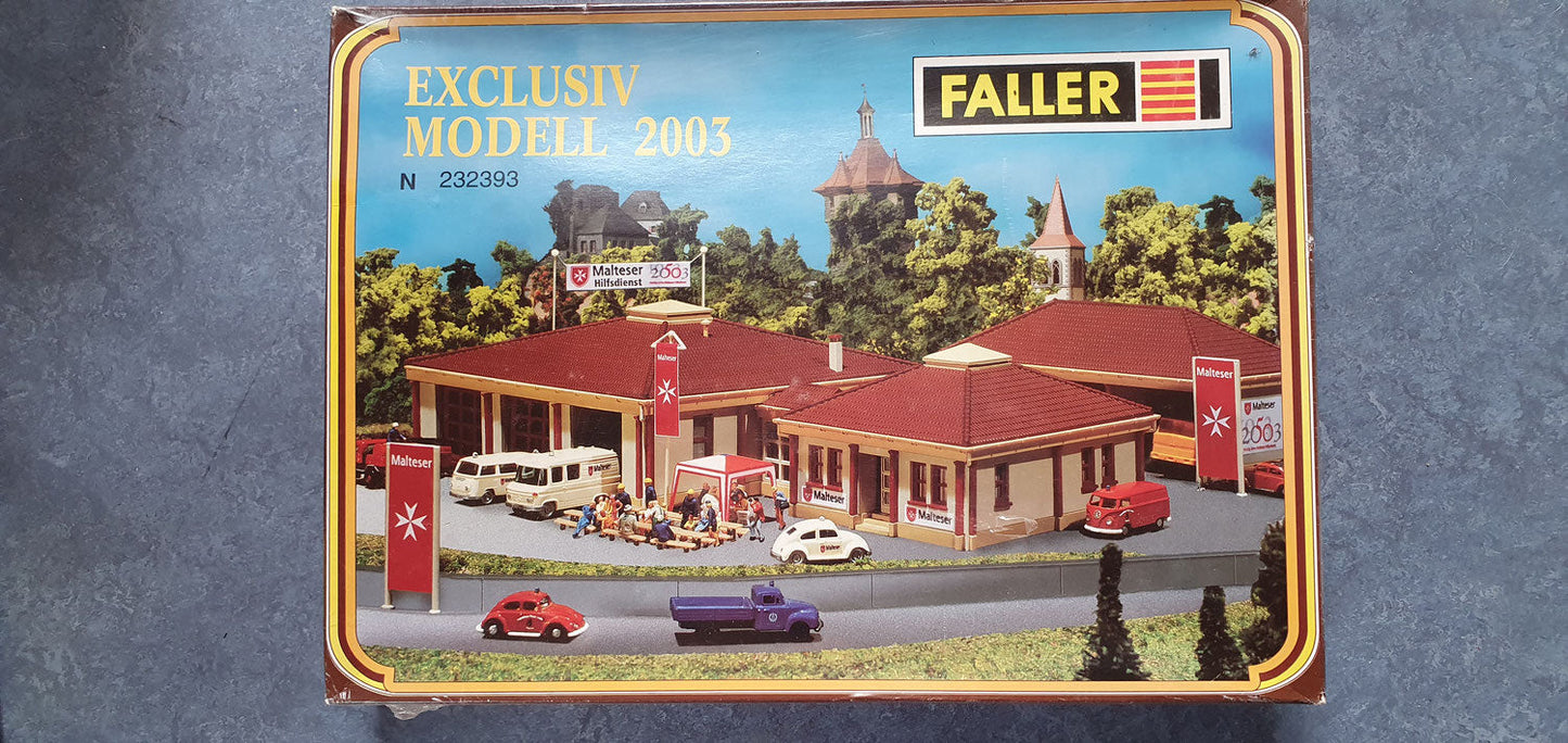 Faller 232393 Exklusiv Model 2003 Malteser Hilfsdienst OVP (E143)