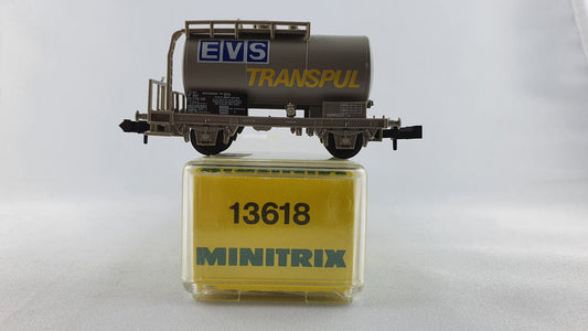 Minitrix 13618 SNCF Kesselwagen "EVS Transpul" OVP (DG105)