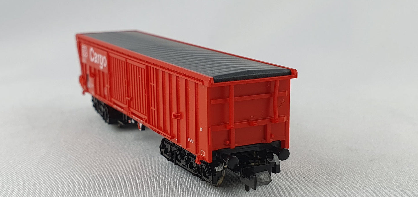 Minitrix 11416 DB Rolldachwagen "DB Cargo" 4-achsig (DG339)