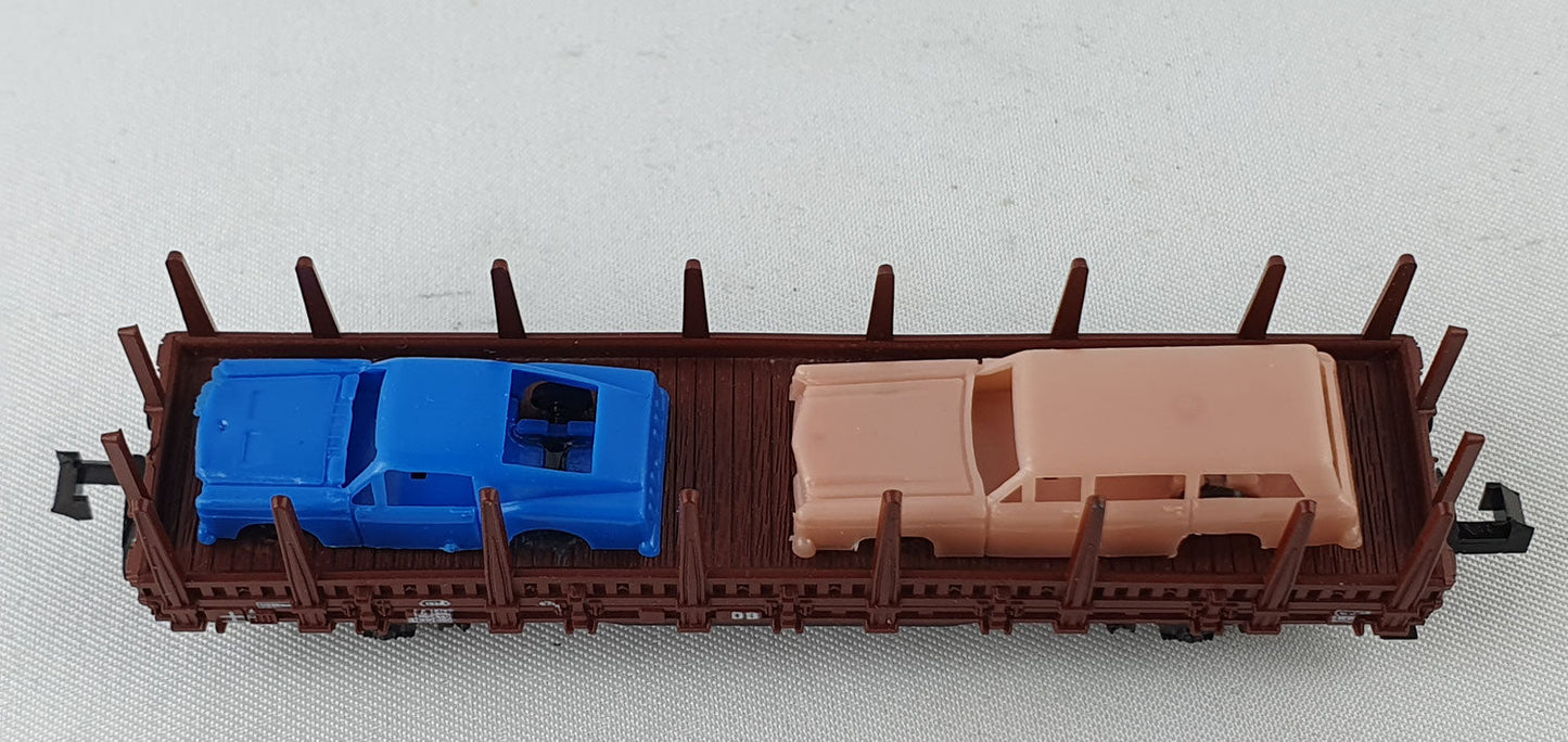 Roco 2316 DB Rungenwagen mit 2 PKW OVP (DG481)
