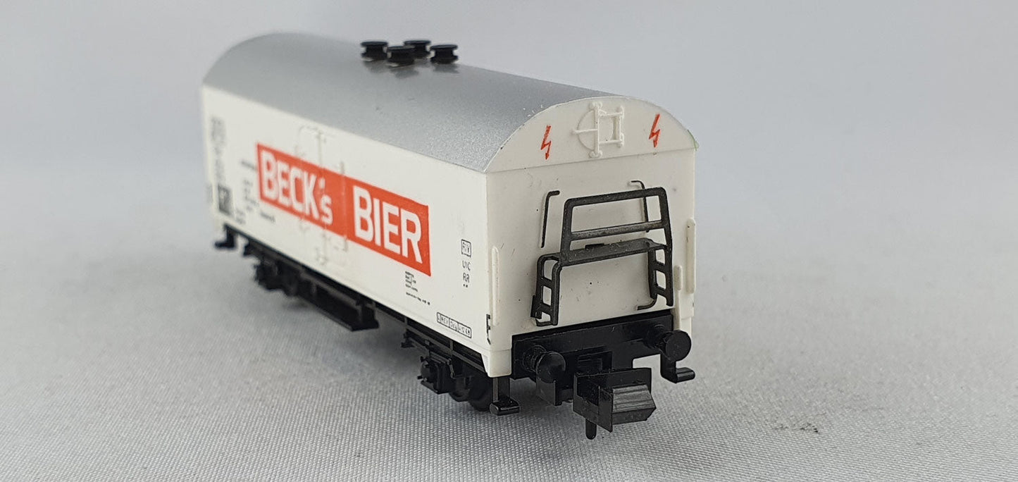 Minitrix 51 3532 00 DB Bierwagen "Becks Bier" OVP (E252)