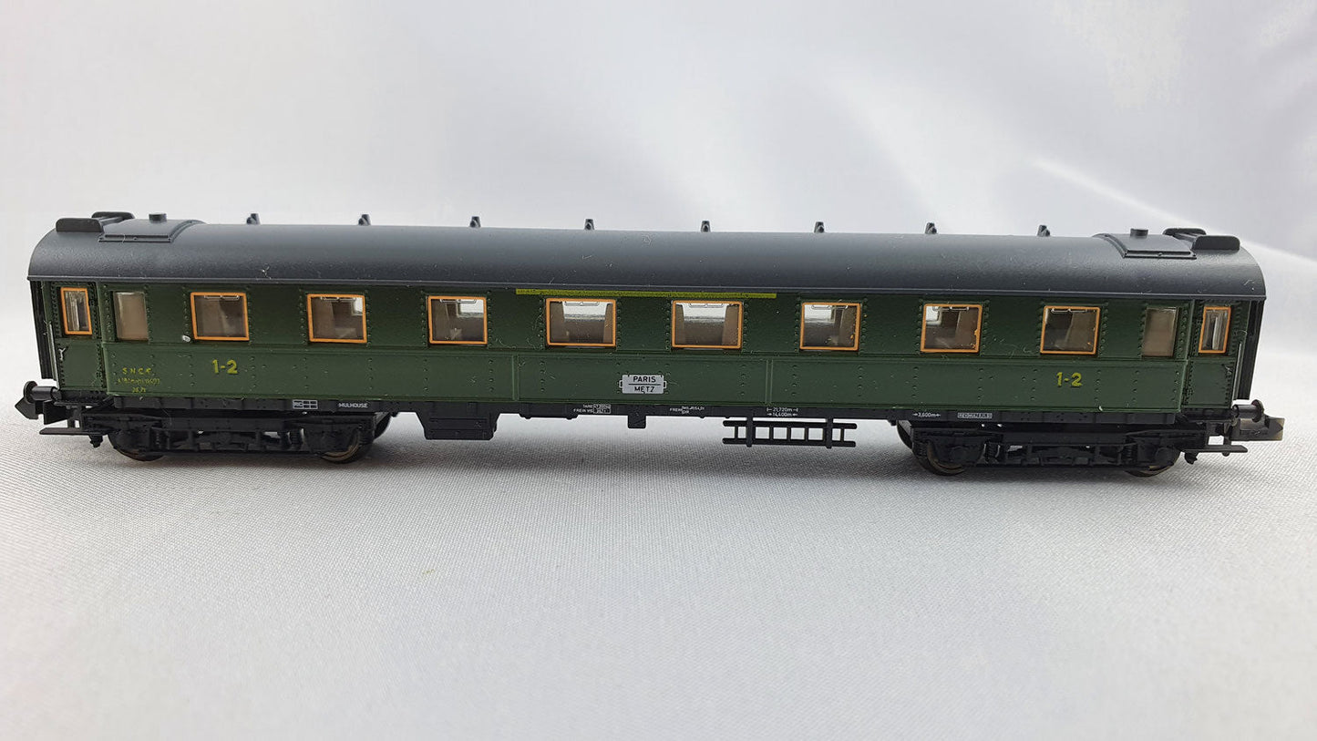 Minitrix 51 3126 00 SNCF Personenwagen 1./2.Kl. OVP (DP206)
