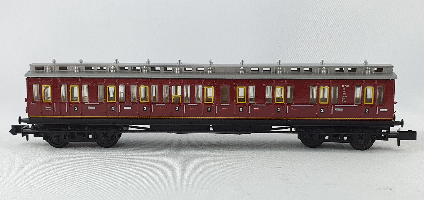 Arnold 2936 DB Steuer-Abteilwagen ES 88 2. / 3. Kl. rot OVP (DP356)