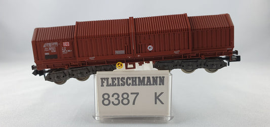 Fleischmann 8387 K DB Teleskophaubenwagen 6-achsig OVP (DG445)