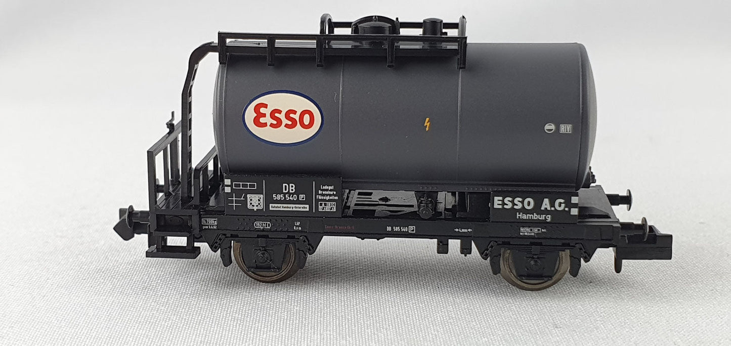 Minitrix 15194-09 DB Kesselwagen dunkelgrün "Esso" (DG366)