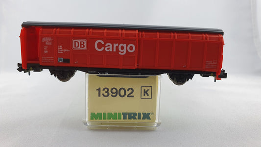 Minitrix 13902 DB Schiebwandwagen "DB Cargo" OVP (DG120)