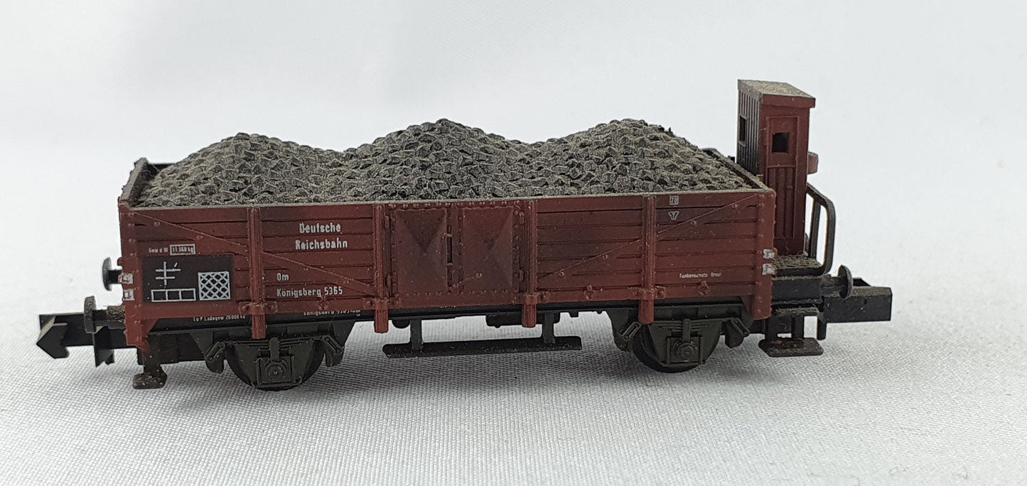 Arnold 4412 DRG off. Güterwagen mit Brh OVP (E1560)