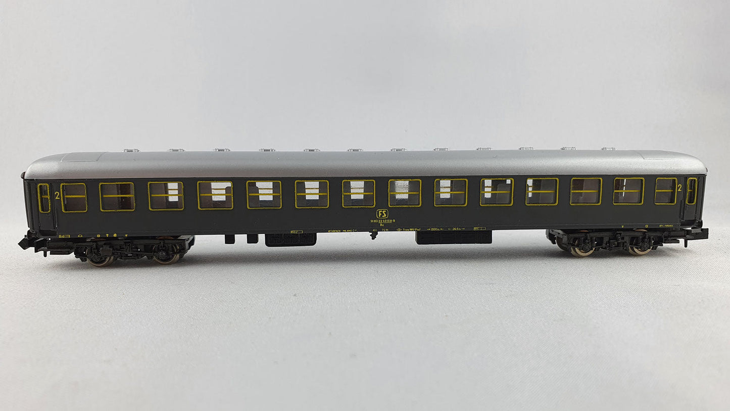 Rivarossi 9526 FS Schnellzugwagen 2. Kl. OVP (DP62)