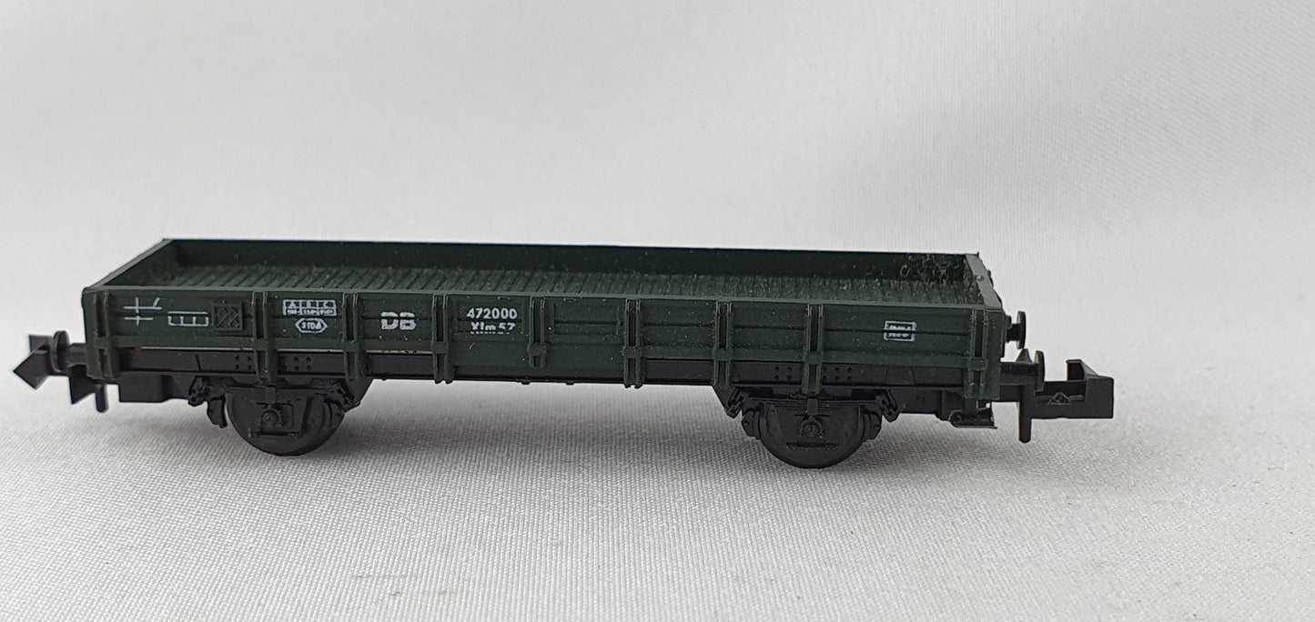 Roco 25007 DB Niederbordwagen grün OVP (DG482)