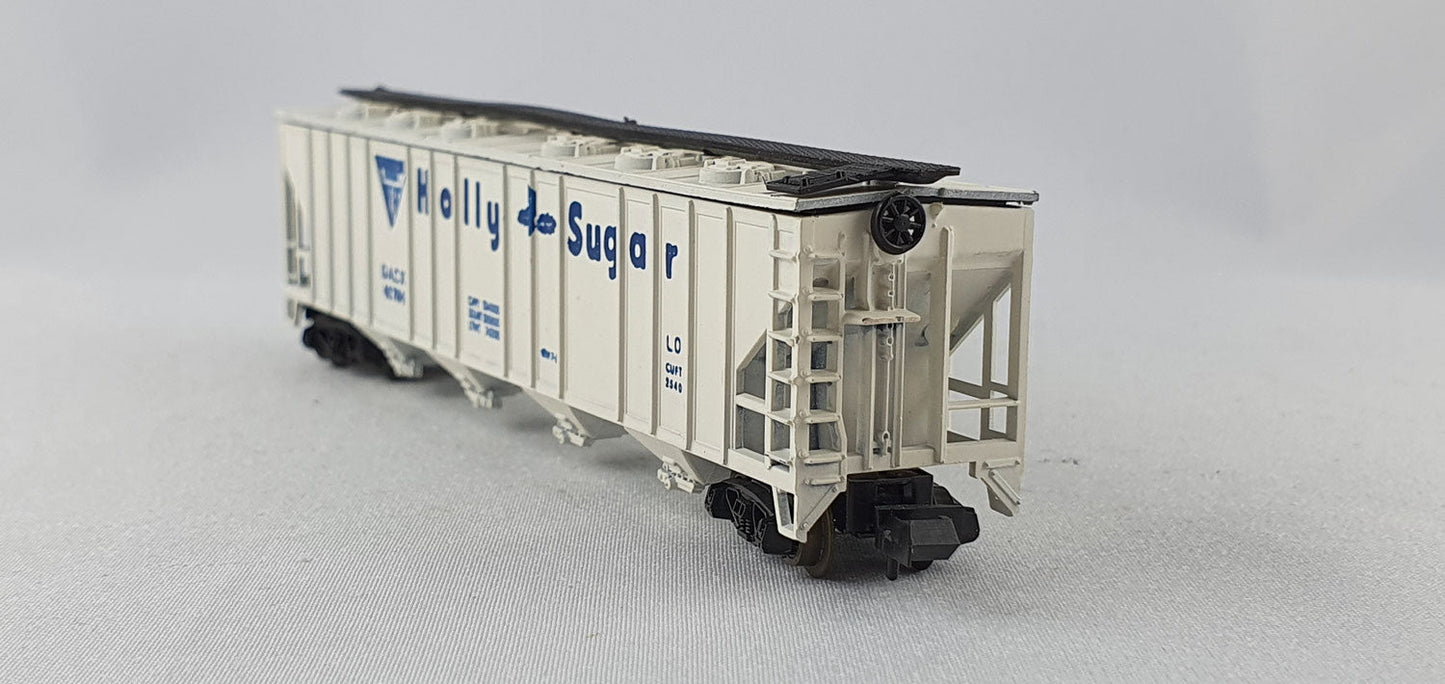 Minitrix 51 3137 00 GACX Covered Hopper 52 foot "HOLLY SUGAR" (DG562)