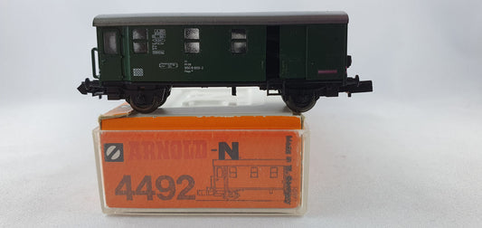 Arnold 4492 DB Güterzug - Gepäckwagen mit Schlusslicht OVP (DG621)
