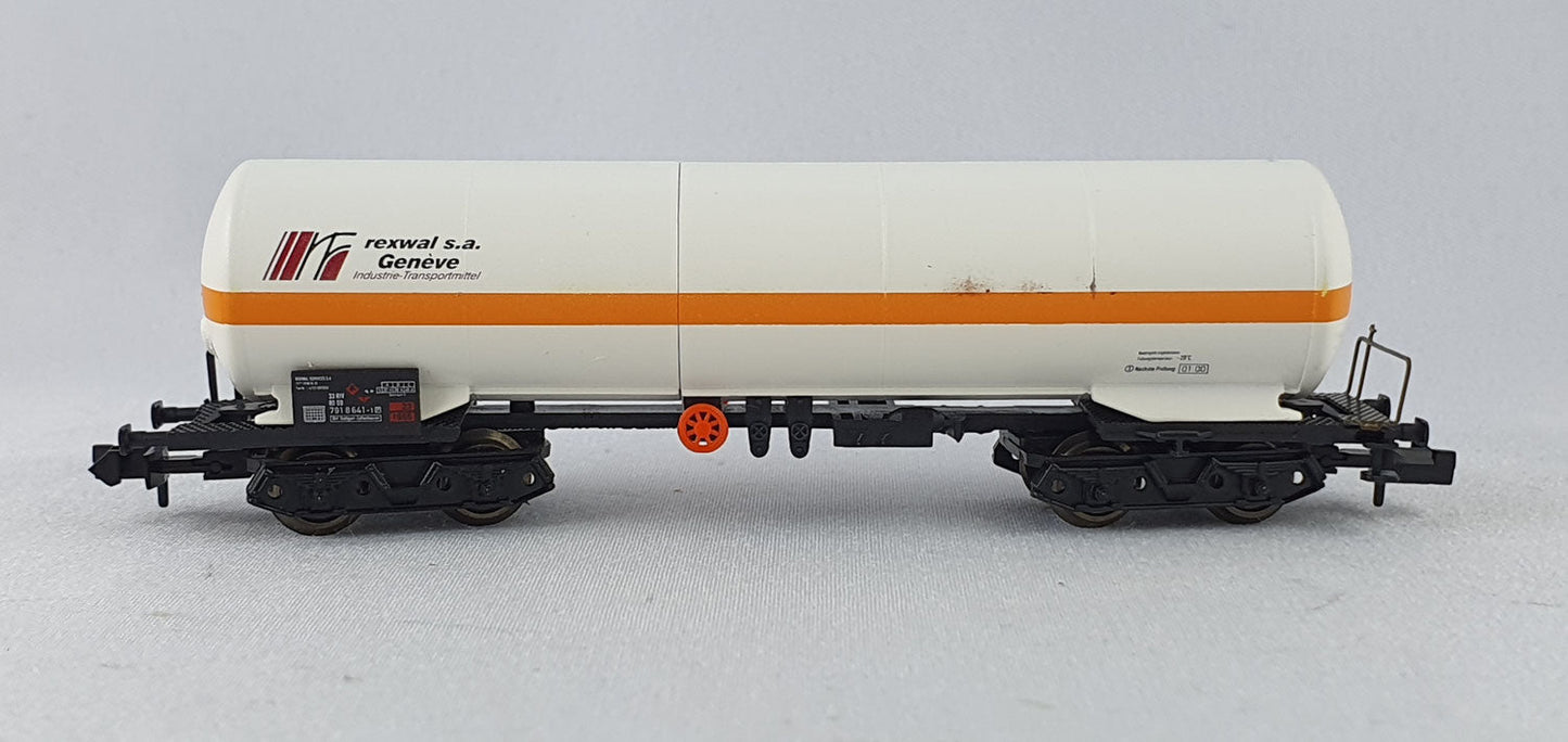 Arnold 4717 DB Kesselwagen "rexwal s.a. Geneve" OVP (CWG17)