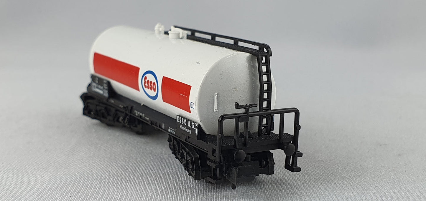 Minitrix 51 3552 00 DB Kesselwagen "Esso" 4-achsig OVP (DG297)