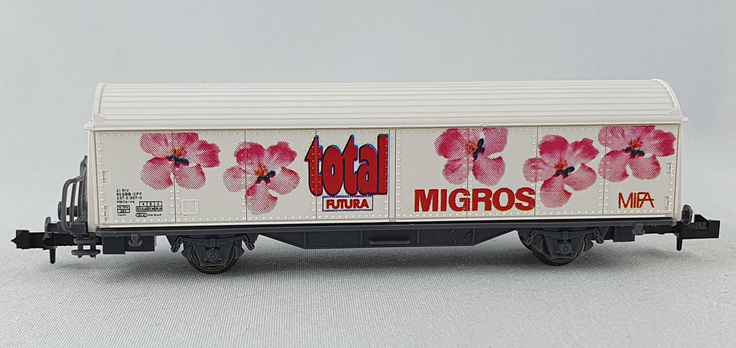 Roco 25172 SBB Schiebewandwagen "Migros" (DG374)