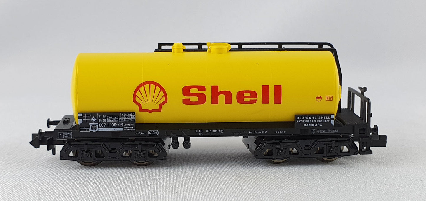 Minitrix 13993 DB Kesselwagen "Shell" 4-achsig OVP (DG281)