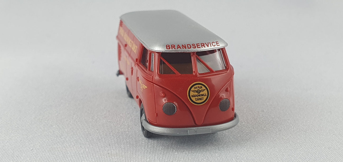 Brekina 1429 VW T1 Svensk Räddninstjönst OVP (Bre1429) S-Modell