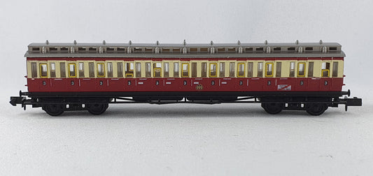 Arnold 3396 DRG Voiture à compartiments de 3e classe rouge/beige "Ruhr Schnellverkehr" (DP415) 