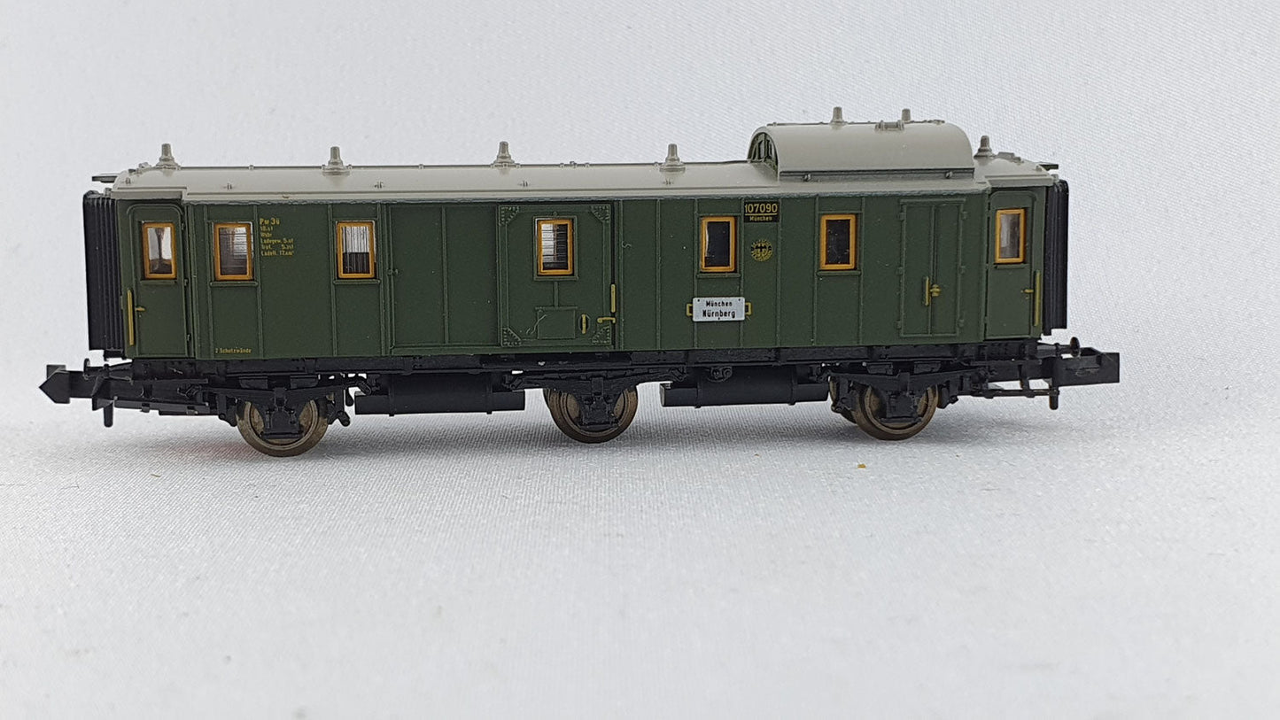 Minitrix 51 3167 00 DRG Gepäckwagen 3-achsig OVP (DP141)