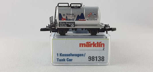 Märklin 98138 MWL tank car "Switzerland" OVP (EZW31) 