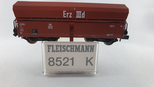 Fleischmann 8521 DG Grossraum Selbstentladewagen Erz IIId OVP  (DG261)