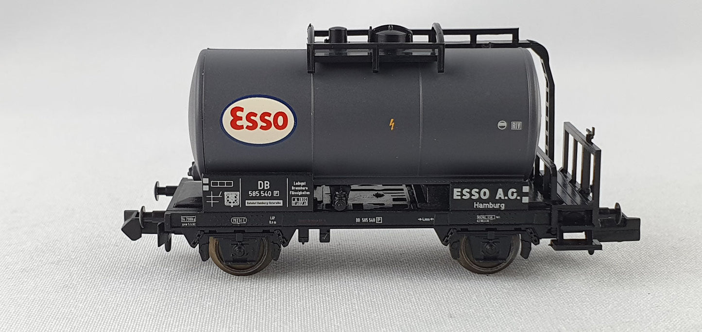 Minitrix 15194-09 DB Kesselwagen dunkelgrün "Esso" (DG366)