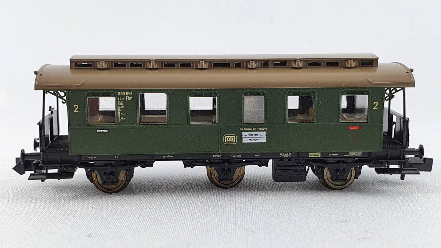 Fleischmann 8072 K DB Personenwagen 3-achsig 2. Kl. OVP (DP111)