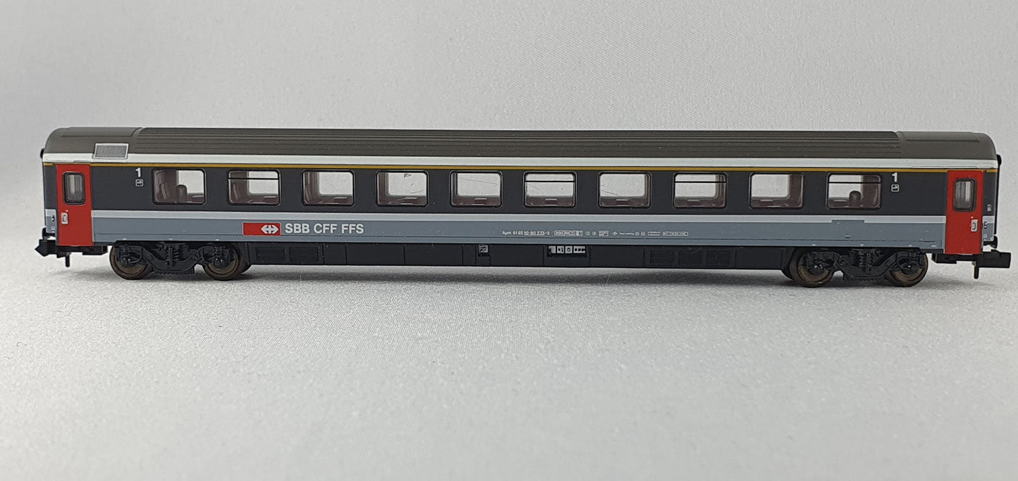 Minitrix 13365 SBB EC Grossraumwagen 1. Kl. (DP437)