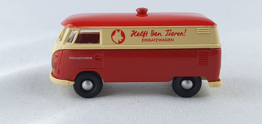 Brekina 439 VW T1 "Helft den Tieren" (Bre439)