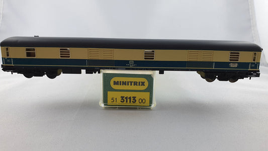 Minitrix 51 3113 00 DB D-Zug Gepäckwagen OVP (DP166)