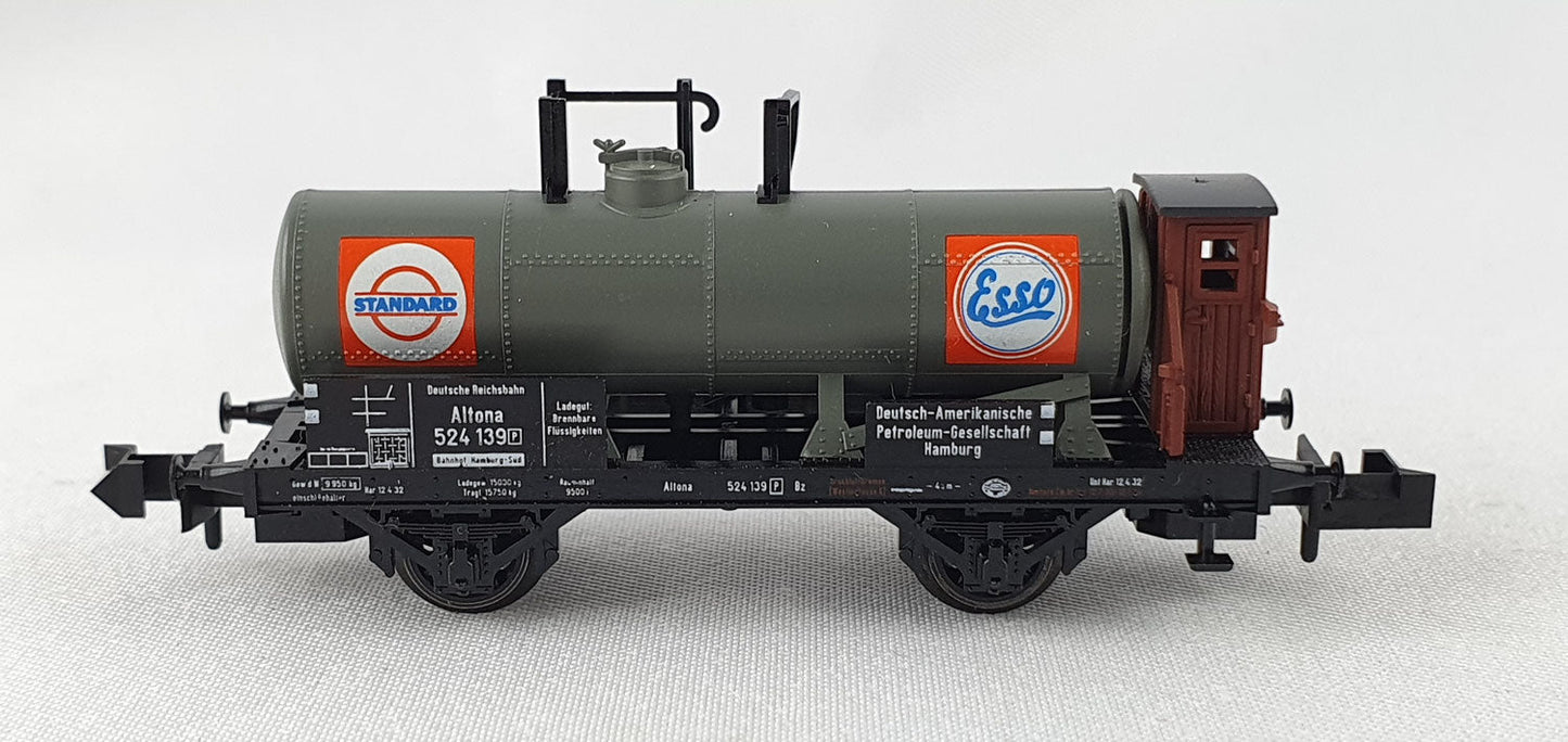 Minitrix 13620 DRG Kesselwagen mit Brh. "Standard Esso" OVP (DG351)