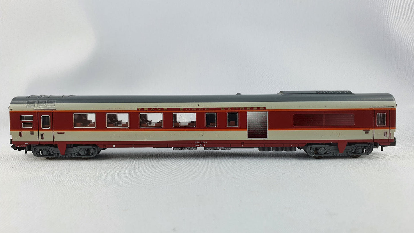 Minitrix 51 3122 00 SNCF Schnellzugwagen mit Gepäckabteil "Grand Confort" TEE OVP (DP204)