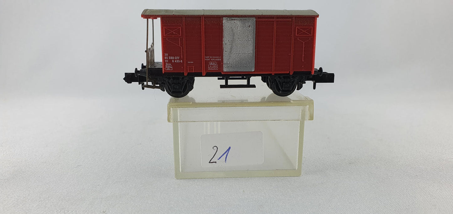 SwissToys 21a SBB ged. Güterwagen OVP (DG467)