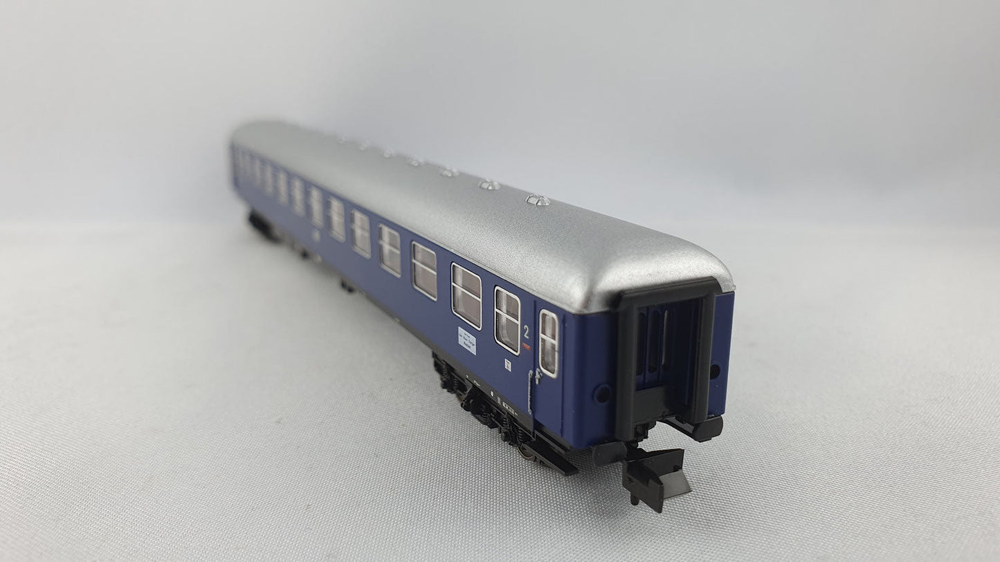 Minitrix 13372 DB Liegewagen 2. Kl. blau OVP (DP215)