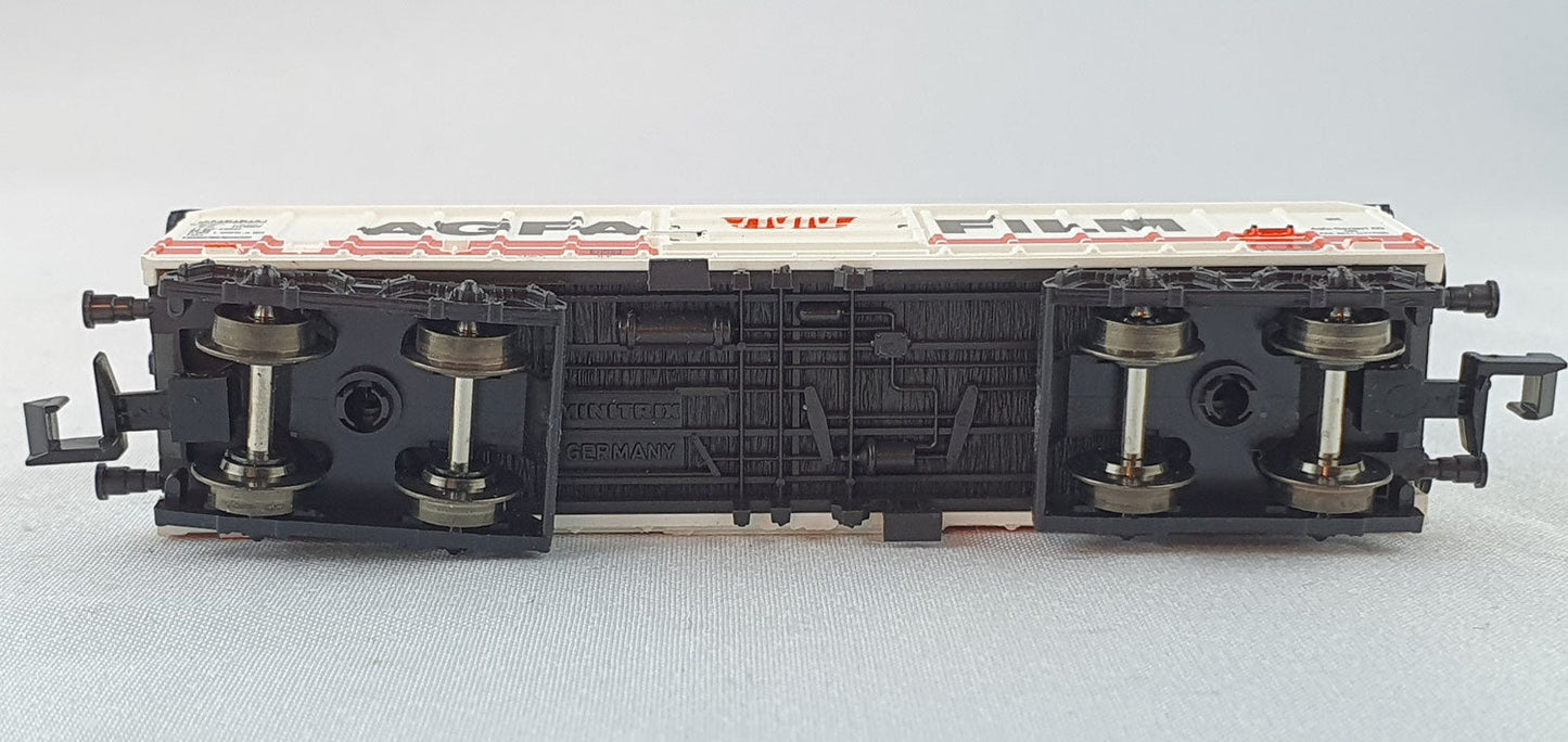 Minitrix 13869 DB Schwenkdachwagen "AGFA FILM" OVP (FLG1)