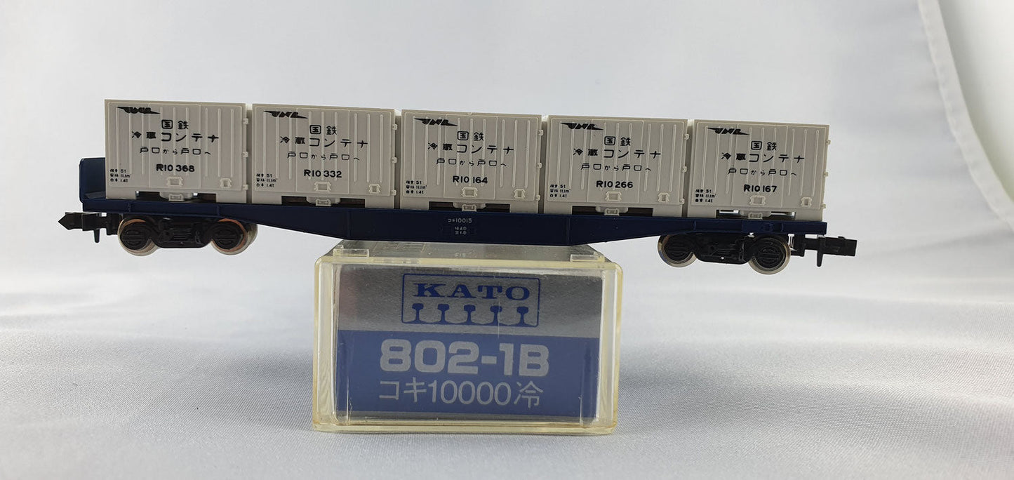 Kato 802-1B  10000 JNR Contrainerwagen weiss OVP (DG11)