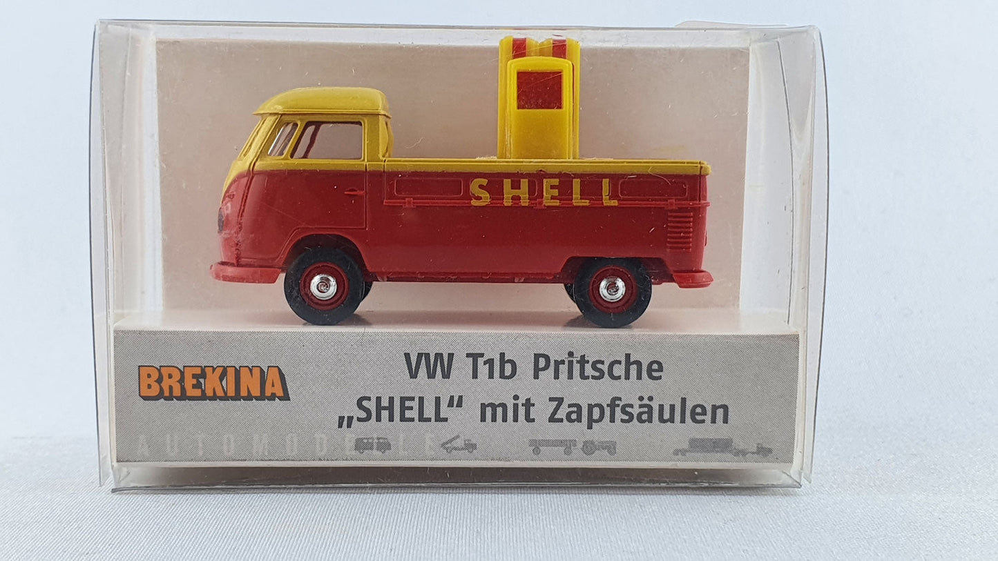 Brekina 1139 VW T1 "Shell mit Zapfsäulen" OVP (Bre1139)