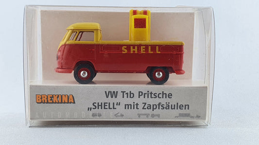 Brekina 1139 VW T1 "Shell mit Zapfsäulen" OVP (Bre1139)