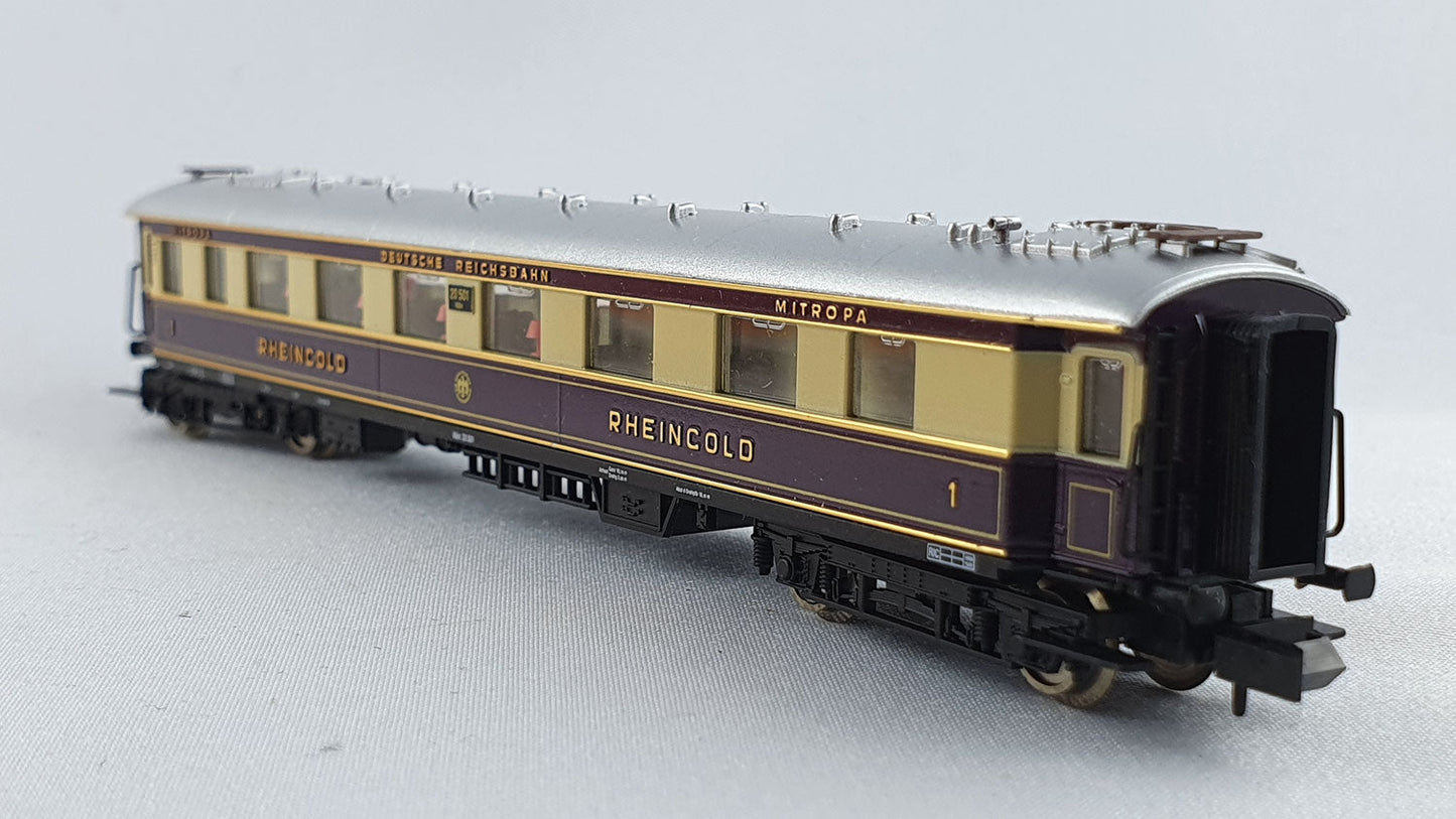 Arnold 3856 DRG Schnellzugwagen 1. Kl. "Rheingold" mit Beleuchtung OVP (E6601)