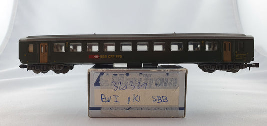Mini Train 320329 SBB Schnellzugwagen 2. Kl. Typ EW 1 neues Eigentumszeichen (E5830)