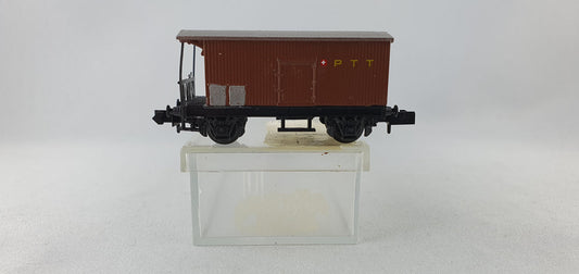 SwissToys SBB Flachdachwagen mit Brb "P T T" OVP (DG472)
