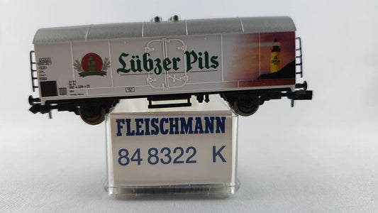 Fleischmann 848322 DB Kühlwagen "Lübzer Pils" Bierwagen "Exklusivmodell 2004" OVP (DG268)