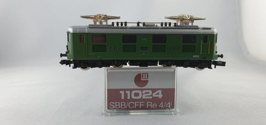 Hobbytrain 11024 SBB Re 4/4 locomotive électrique vert lime emballage d'origine (ML8) 