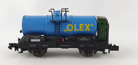 Arnold 4524 DB Kesselwagen blau mit Brh "OLEX" (DG625)