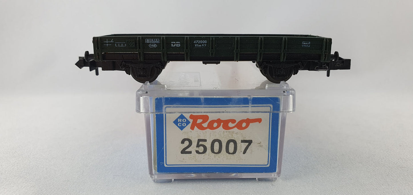 Roco 25007 DB Niederbordwagen grün OVP (DG482)