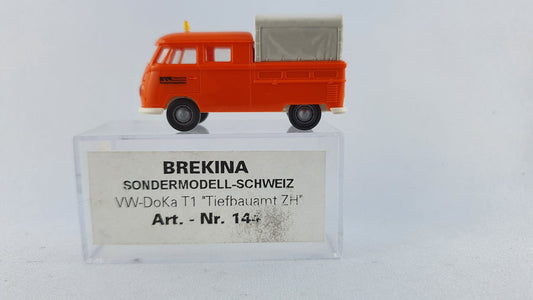 Brekina 681 VW T1 "Tiefbauamt Zürich" OVP (Bre681) CH-Modell