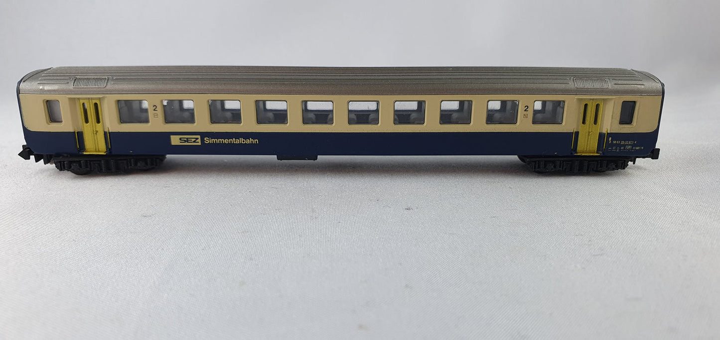 Mini Train SEZ Schnellzugwagen 2. Kl. Typ EW 1 (EB13)