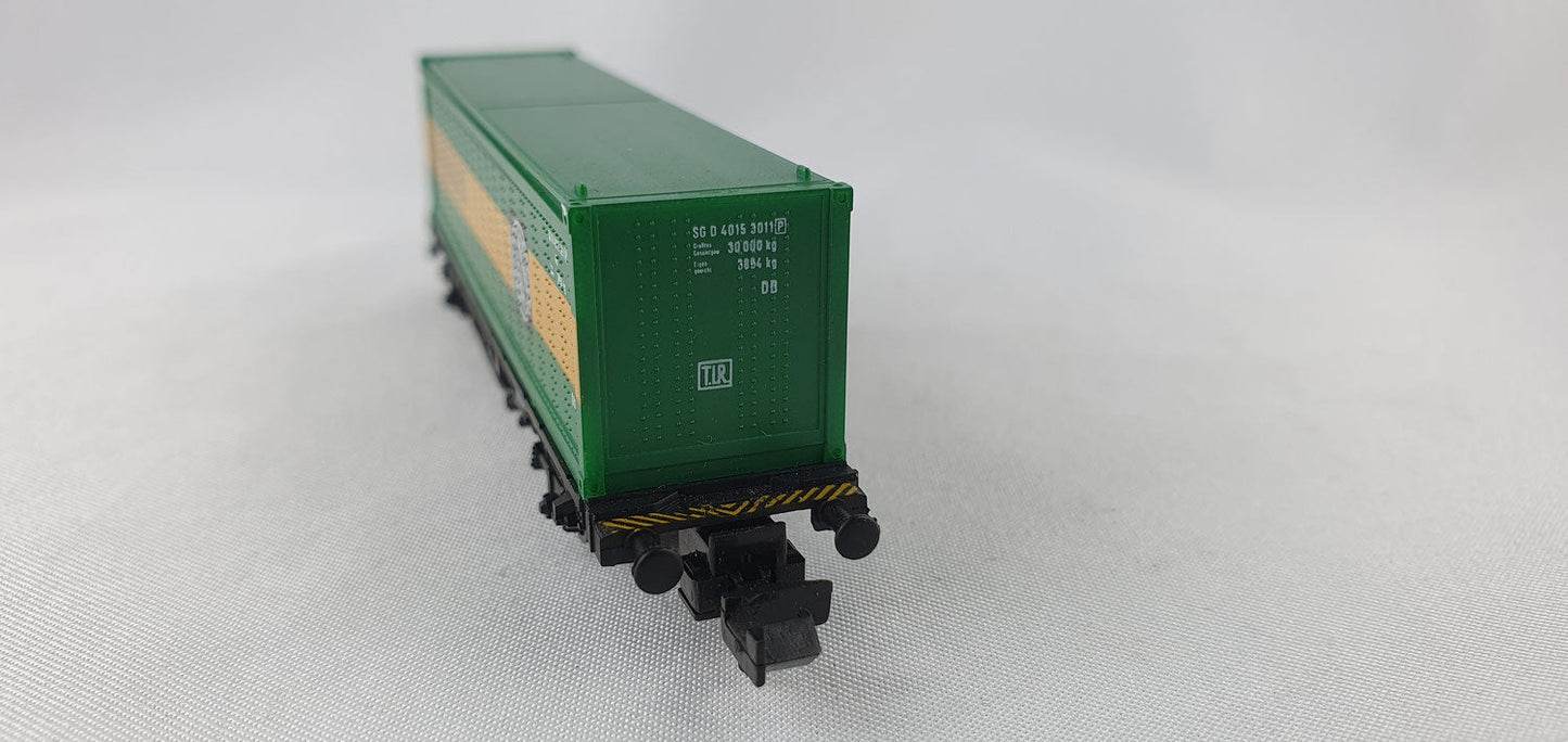 Fleischmann 8245 DB Container Tragwagen "Schenker" (DG380)