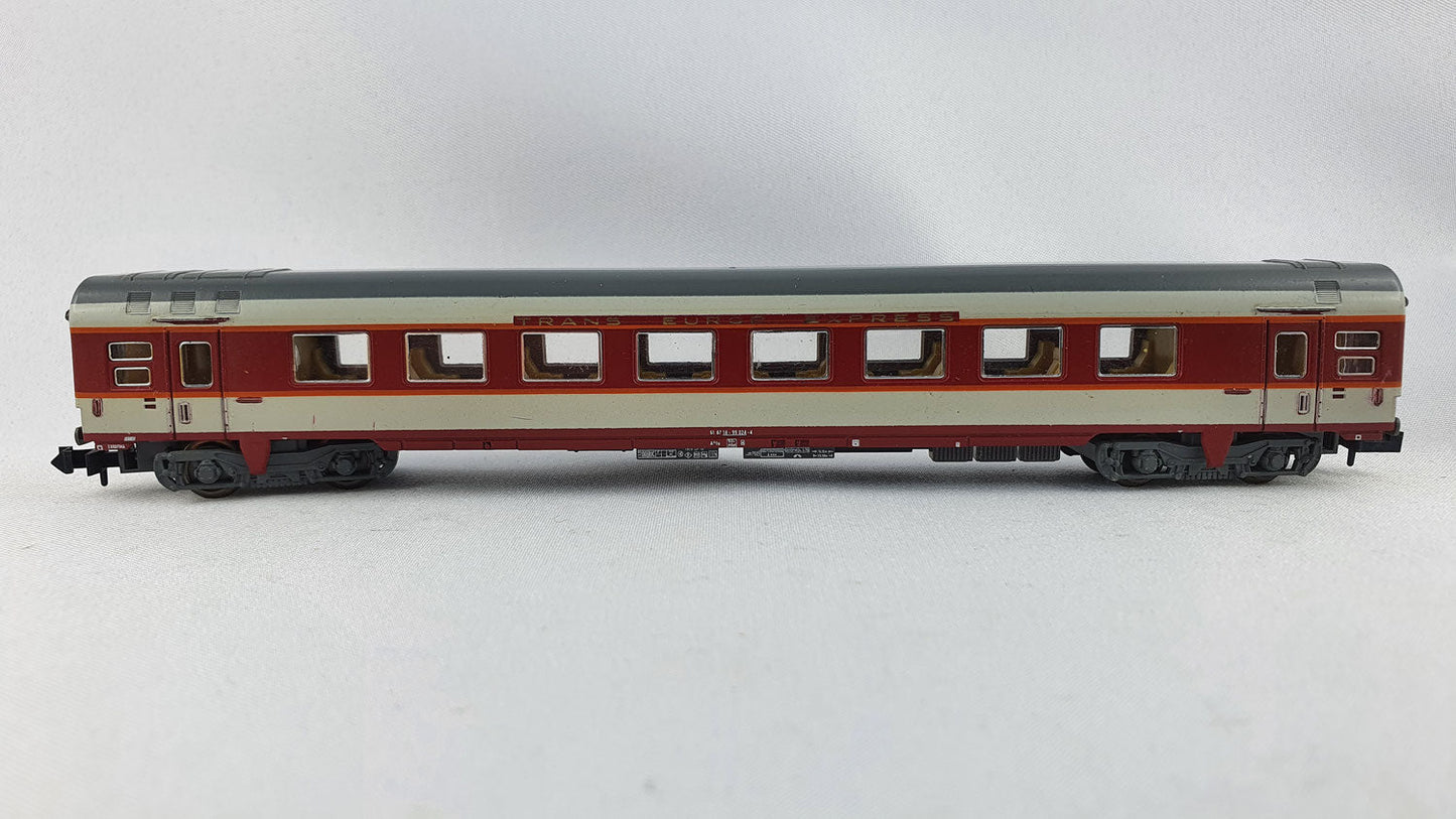 Minitrix 51 3123 00 SNCF Schnellzugwagen 1. Kl. "Grand Confort" TEE OVP (DP205)