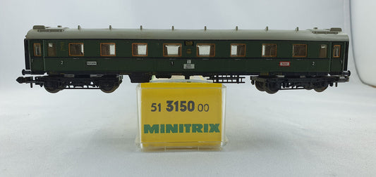 Minitrix 51 3150 00 DRG Schnellzugwagen 1./2. Kl. OVP (CWP23)